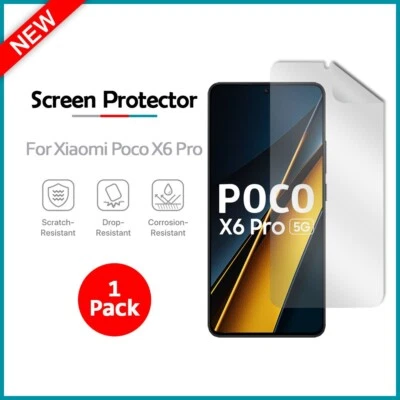 B2G1 GRATIS LCD Transparente HD Protector de Pantalla para Teléfono Android Xiaomi Poco X6 Pro Foto 1 de 4