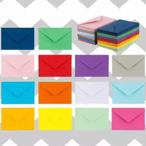 Mini Envelopes 420 Assorted Colors, Gift Card, Business Card Envelopes 4x2.75, - Picture 1 of 7