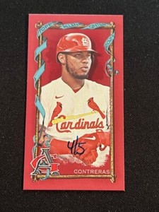 WILLSON CONTRERAS 2023 Topps Allen & Ginter X  Red Mini SSP Sp /5