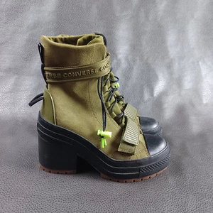 Converse Shoes 6.5 Chuck Taylor All Stars GR 82 Dark Moss Womens Boots Green - Picture 1 of 8