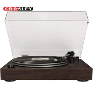 Crosley C8A-WA Modern Walnut Turntable Record Player 2 Speed - Picture 1 of 7