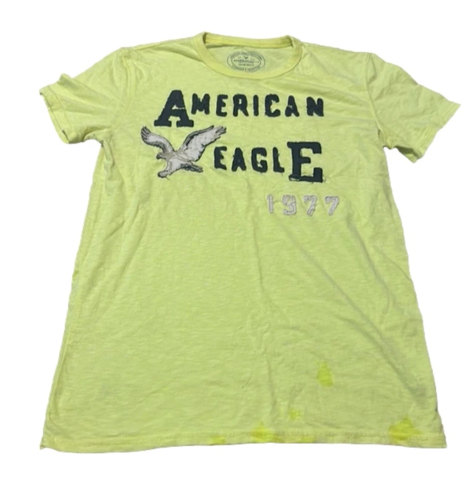 American Eagle 1977 Men’s XS Athletic Fit Y2K Neon yellow - Image 1 of 1