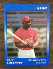 1989 Star Company  JOHNSON CITY CARDS GLOSSY Minor League Set 100 PRINT F6020505