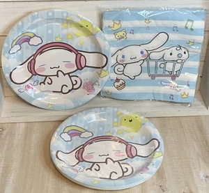 Sanrio Cinnamoroll 40 Piece Party Pack (20 Plates & 20 Napkins) US SELLER - Picture 1 of 3