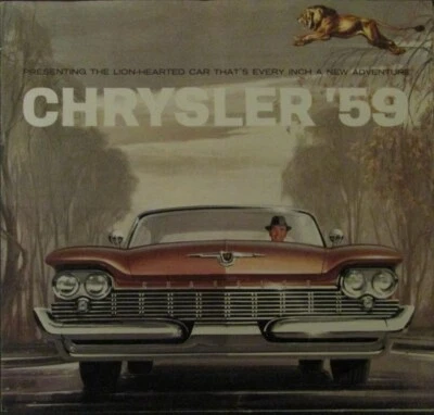 Chrysler 1959 color original folleto de ventas New Yorker Saratoga Windsor Foto 1 de 4