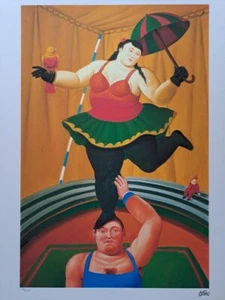 Fernando Botero Signed - Ballerina in the Circus - Certificate - Picture 1 of 7