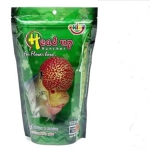 OKIKO fish food head up flowerhorn colour cichlids fish 100 g. high quality 48X  - Picture 1 of 4