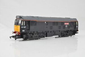 Hornby OO Gauge - Class 25 Diesel 25407 Railfreight, Black Livery - Boxed