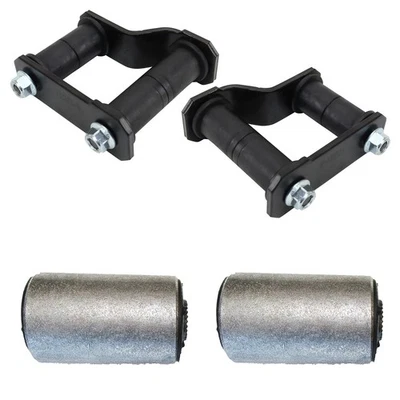 Rear Leaf Spring Shackle and Forward Bushing for 05-19 Frontier Xterra 722-124 - Image 1 of 4