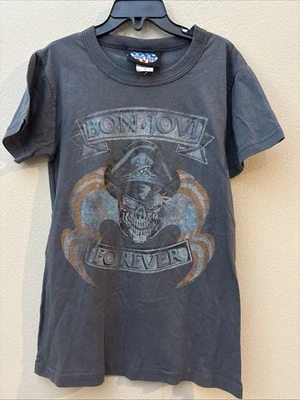 Junk Food Bon Jovi Forever Band Camiseta Jóvenes Niños Camiseta Gráfica Talla Pequeña Foto 1 de 4