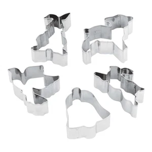 Coupeur Biscotti Pâques 5pz 8x8 CM Acier Inoxydable - Paderno - Formes Paques - Bild 1 von 4