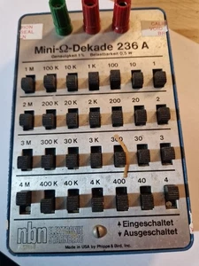 NBN Electronik Mini-Ω (Ohm) - Dekade 1-1000 Messdekadenwiderstand - B3 - Bild 1 von 2