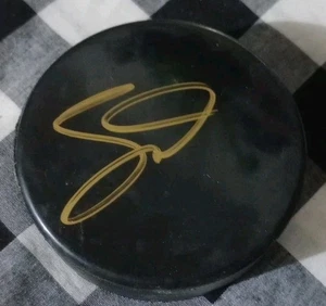 Jack Eichel Signed Blank Hockey Puck Vegas Golden Knights - Picture 1 of 1