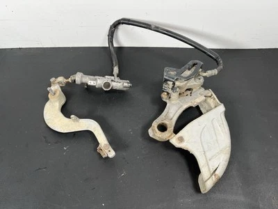 Yamaha YZ125 YZ250 2005 conjunto de freno trasero cilindro maestro pinza manguera pedal Foto 1 de 4