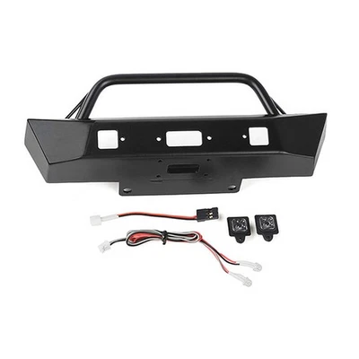 RC4WD Eon Metal Front Stinger Bumper W/Led For Axial SCX6 Jeep Wrangler Jlu - Image 1 of 4