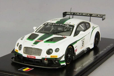 Spark SB079 1/43 Bentley Continental GT3 N.8 A. Leclerc J. D'Ambrosio D. Tappy - Immagine 1 di 4