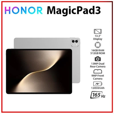 (Wi-Fi) HONOR MagicPad3 16GB+512GB GREY Octa Core Android PC Tablet (New) - Image 1 of 4