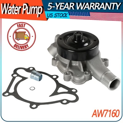 Water Pump For 1993-2003 Dodge Dakota Ram 1500 Jeep Grand Cherokee V6 V8 AW7160 - Imagem 1 de 4
