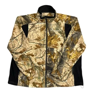 Realtree Pro Series Full-Zip Camo Fleece Jacket Trefoil  Mens XXL - Picture 1 of 6