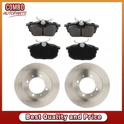 Rotores de freno traseros pastillas de freno de cerámica para Mitsubishi Space Star 2003-2004 Foto 1 de 4