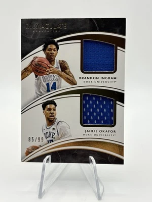 2016-17 Panini Immaculate Coll. - Brandon Ingram & Okafor RC #2 - Patches /99 - Image 1 of 2