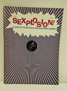 Vintage Sexplosion Cartoon Comics 1968 Adult Magazine Issue #1 Rare! XXX - Picture 1 of 7