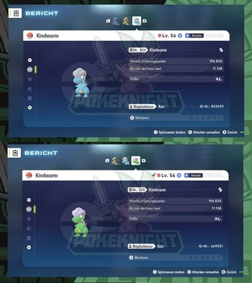 Kindwurm & Brutalanda Shiny/ non shiny Max. EV 6IV/ DV Pokemon ZA Legenden: Z-A - Bild 1 von 2