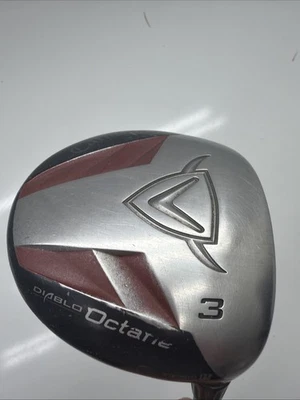 Club de Golf Callaway Diablo Octano 3 Madera W-55G A Eje Flexible A Agarre de Stock Derecha Foto 1 de 4