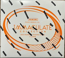 2023 Panini Immaculate Baseball Factory Sealed Hobby Box