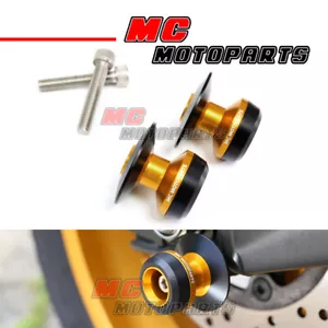TWALL CNC Bike Stand M8 Swingarm Spools For Kawasaki NINJA 650 ABS 2017-2020 - Foto 1 di 13