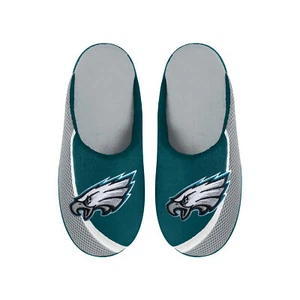 FOCO NFL Men's NFL Philadelphia Eagles 2022 Big Logo Color Edge Slippers - Picture 1 of 7