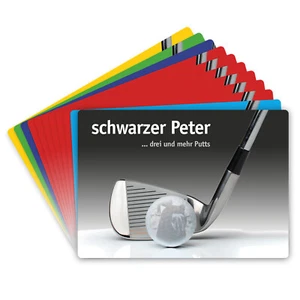 Golf Zocker Kartenspiel - Karten für den Golfzocker - Spaß auf dem Golfplatz - Bild 1 von 4