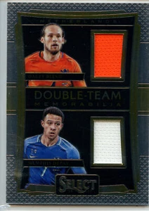 2016-17 Panini Select Double Team Memorabilia Daley Blind / Depay - Netherlands - Picture 1 of 2