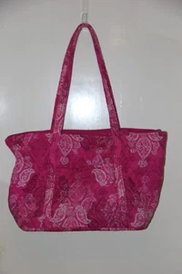 Vera Bradley Tragetasche mit hellrosa Paisley mit Reißverschluss - Bild 1 von 6