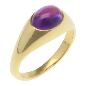 TIFFANY&Co. Ring US 4 3/4 EU48 K18 yellow gold amethyst used - Picture 1 of 7