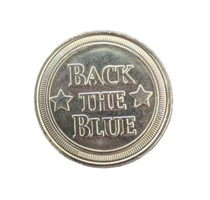 Star / BACK THE BLUE Token Coin U.S. Deputy Sheriff’s Association Memorabilia - Picture 1 of 4