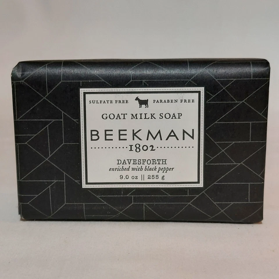 Barra de jabón de leche de cabra Beekman 1802 DAVESFORTH 9 OZ Foto 1 de 4