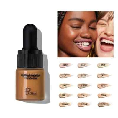 New Small Bottle Face Liquid Foundation Coverage Concealer Skin BB Cream York - Image 1 of 4