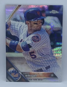 2016 Topps Chrome David Wright Mets #134 Prism Refractor - Picture 1 of 1