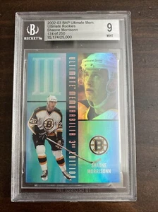 SHAONE MORRISON 2002-03 BAP ULTIMATE MEMORABILIA ROOKIES /250 BGS 9 MINT - Picture 1 of 2