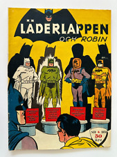 Detective Comics #165,  VF-,  1951, rare Swedish edition.