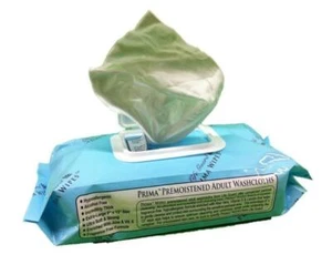Prima Wipes Waschlappen für Erwachsene für Inkontinenz und Reinigung - 48 Tücher pro Packung - Bild 1 von 12