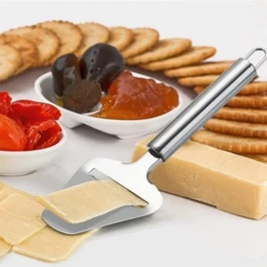Anti-scald Handle Stainless Steel Cheese Slicer Hangable Cheeses Shaver Jam - Picture 1 of 12