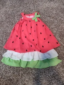 Good Lad Watermelon Tiered Halter Girl Dress Size 2T NWT - Picture 1 of 4