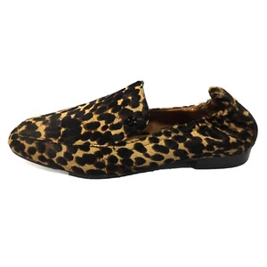 NEW! TORY BURCH Kira Calf Hair Cheetah Print Elastic Loafer Sz 7.5M SRP $328 - Picture 1 of 4