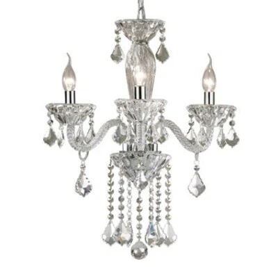 Tiepolo sp3 sospensione vetro trasparente pendenti e gocce in cristallo - Immagine 1 di 2