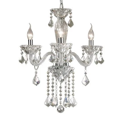 Tiepolo sp3 sospensione vetro trasparente pendenti e gocce in cristallo - Immagine 1 di 2