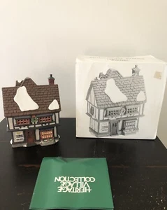 Tutbury Printer Dept 56 Dickens Heritage Village Series Christmas 1990 VTG - Picture 1 of 6