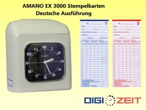 Stempelkarten für AMANO EX 3000 je Pack 100 Stück - Bild 1 von 4