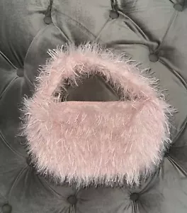 Pink Fuzzy/furry Handbag - Picture 1 of 4